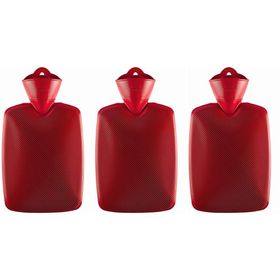 EMOSAN Wärmflasche Halblamelle rot
