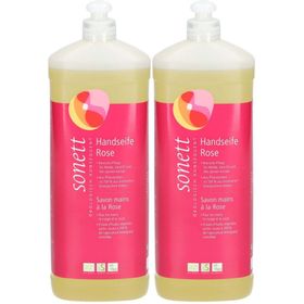 SONETT Hand-, Gesichts- & Körperflüssigseife mit Rosenduft