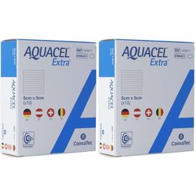 AQUACEL™ Extra™ Hydrofaser-Pflaster 5x5 cm