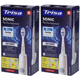 TRISA Brosse à dents sonique et 5 recharges Sonic performance