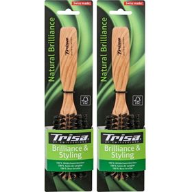 TRISA Natural Brillance Halbrunde Haarbürste