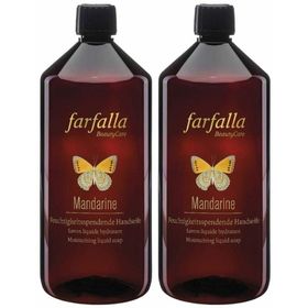 FARFALA Savon pour les mains liquide Mandarine Carpe diem