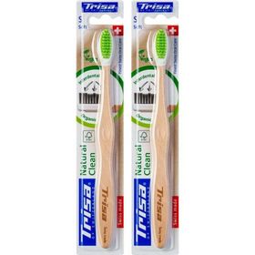 Trisa Natural Clean Holzzahnbürste