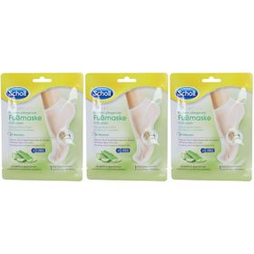 SCHOLL Expertcare Masques de pieds soin intensif à l'Aloé Vera