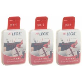 JET LEGS® Travel Socks 41-45 black