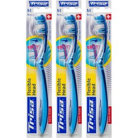 TRISA Brosse à dents medium Flexible head