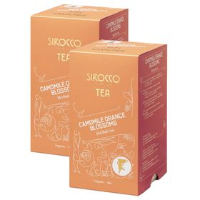 SIROCCO Sachets de thé Fleur d'oranger Camomille