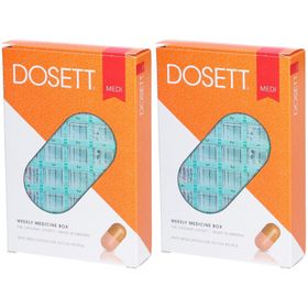 DOSETT® Durchschnittliche Pillenbox Woche Französisch (7 x 4)