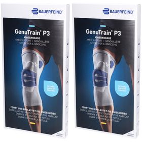 BAUERFEIND GenuTrain® P3 droit Taille 3 titane