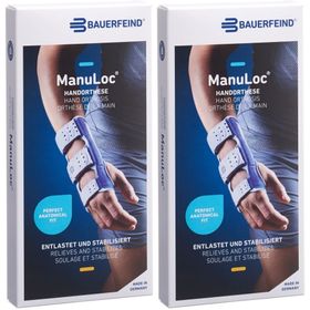 BAUERFEIND® Manuloc® Handgelenk-Stabilisierungsorthese Größe 0 Titanium