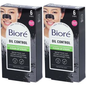 BIORE Oil control Clear Up Strips Nettoyant de pores au charbon actif