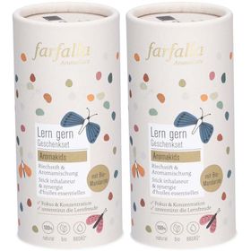 farfalla Aromakids Bâton d'inhalation & synergie d'huiles essentielles Envie d'apprendre