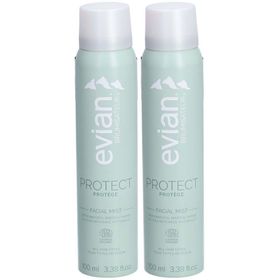 EVIAN facial mist protect Aeros Spr  Doublepack