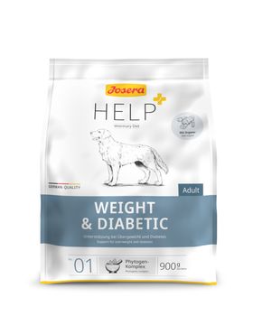 JOSERA Help+ Aliment diététique pour chien adulte - Perte de poids et diabètes