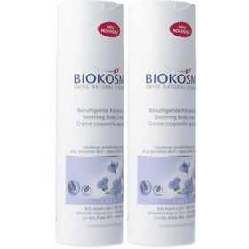 Biokosma Crème apaisante pour le corps Lin des Alpes bio et avoine bio