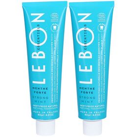LEBON ESSENTIELS Zahnpasta starke Minze Bio 80 ml x2