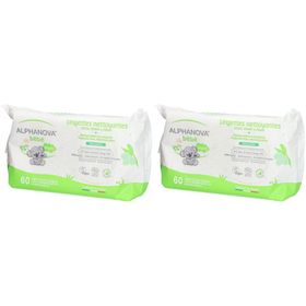 ALPHANOVA® bébé Biologisch abbaubare Reinigungstücher