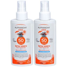 ALPHANOVA BB Lait solaire spray bio SPF50+