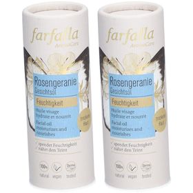 FARFALLA Gesichtsöl Rosengeranie 15 ml x2