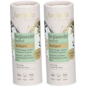 FARFALLA Gesichtsöl Berglavendel 15 ml x2