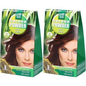 HENNA PLUS Colour Powder 57 braun 100 g x2