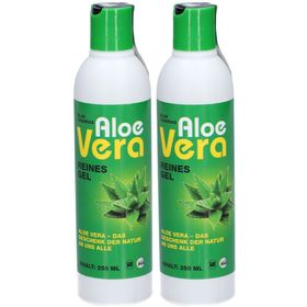 ALOE VERA Hautpflege Gel 100% naturrein 250 ml x2