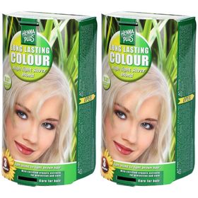 HENNA PLUS Long Last Colour 10.01 silberblond x2