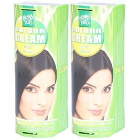 HENNA PLUS Colour Cream Teinture pour cheveux Châtain foncé