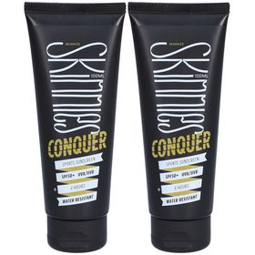 SKINNIES Sonnengel Conquer SPF50 Tb 100 ml x2