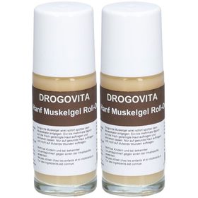 DROGOVITA Hanf Muskelgel Roll-on 50 ml x2