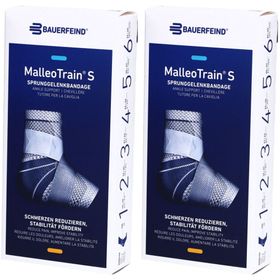 MALLEOTRAIN S Sprunggelenkbandage Größe 4 rechts Titanium