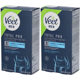 VEET Men Total Pro Kit d'épilation intime