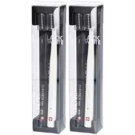 CURAPROX Weiß ist schwarz brosses à dents x2
