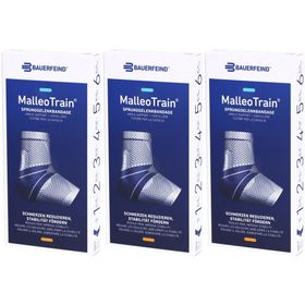 MALLEOTRAIN® Linke Sprunggelenkbandage Größe 5 Titan
