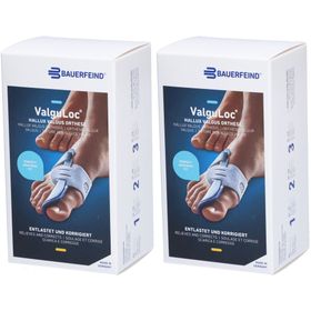 VALGULOC Orthese Großzehe Hallux valgus links Größe 2 Titanium
