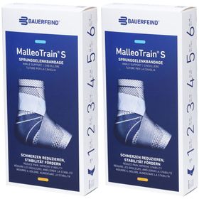 MALLEOTRAIN S Sprunggelenkbandage Größe 4 links Titanium