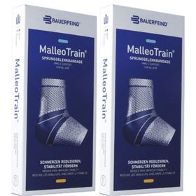 MALLEOTRAIN® Linke Sprunggelenkbandage Größe 4 Titan