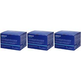 Orthomol Vital m für Männer - bei Müdigkeit - mit B-Vitaminen, Omega-3 und Magnesium - Trinkampullen/Kapseln - Orangen-Geschmack