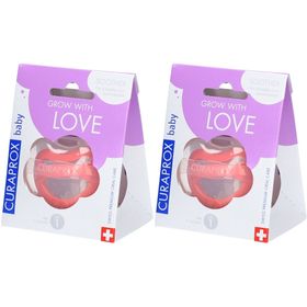 CURAPROX® Korrektive Schnuller für Babys Größe 1, 1 bis 2,5 Jahre