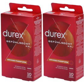 DUREX Préservatif Sensation intense XXL