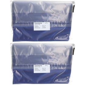 ELSA Taie d'oreiller anatomique 50 x 11 cm velours Bleu roi