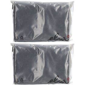 ELSA Taie d'oreiller 50 x 70 cm velours Anthracite