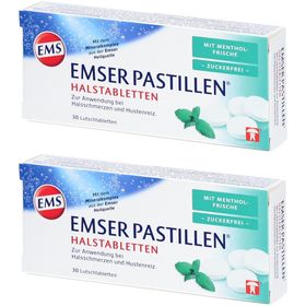 Emser® Pastilles sans sucre fraîcheur mentholée