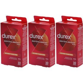 DUREX Préservatif Sensation intense XXL