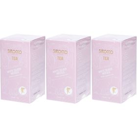 Sirocco Weiß silberne Nadel