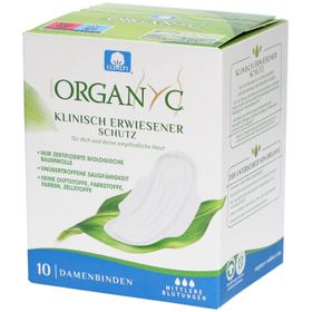 Organyc Damenbinden mittlere Blutungen