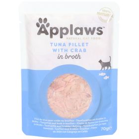 Applaws Thunfisch- und Krabbenfilet Adult Katze - Ergänzungsfuttermittel in Brühe