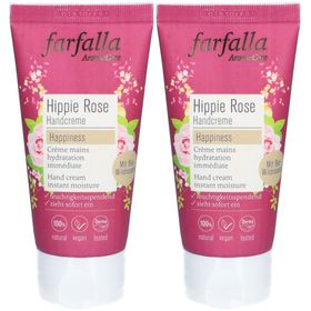 FARFALLA Crème pour les mains Hippie Rose