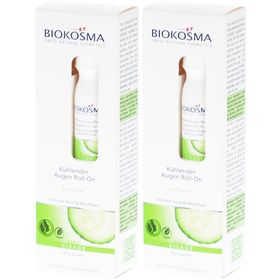 BIOKOSMA Erfrischender Augen-Roll-on mit Bio-Gurkenextrakt