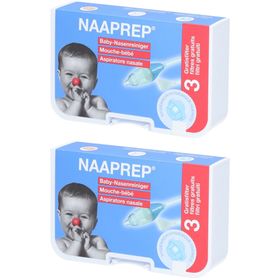 Naaprep Nasenreiniger für Babys inkl. 3 Filter ergonomisch & weich